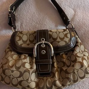 Vintage coach shoulder bag